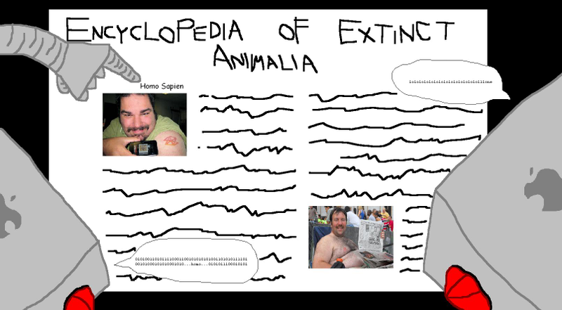 Illustration for article titled 90 Visions of Future in MS Paint are Terrifying, Insane
